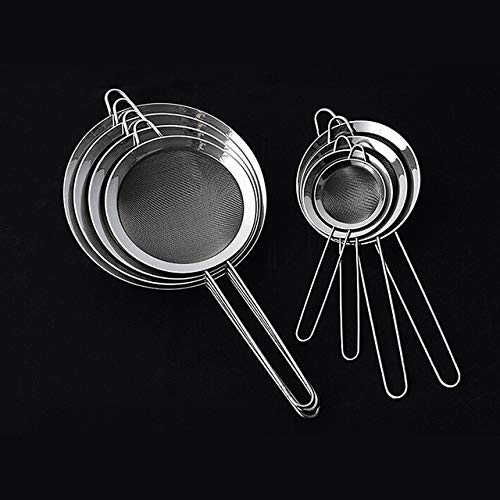 Fiesta Cooking Oil Strainer Stainless Steel Fine Wire Mesh Oil Skimmer Strainer Flour Sifter Sieve Colander Kitchen Tools Accessories 16cm