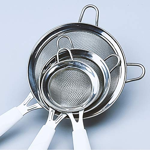 Stainless Steel Fine Wire Mesh Kitchen Sieve Stainless Steel Fine Mesh Strainer Colander Sieve Sifter Kitchen Cooking Tool 8cm