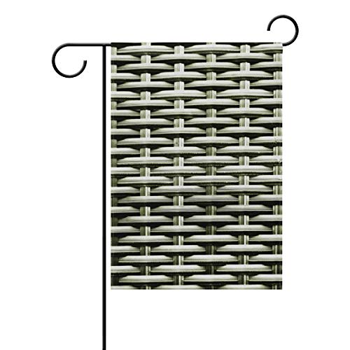 Jojogood Woven Mesh Material Wallpaper Garden Flag 12X18 Double Sided Yard Decoration Polyester Outddor Flag Home Party
