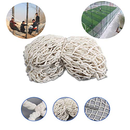 White Nylon Hand-Woven mesh Childrens Anti-Fall net Lawn Protective net Ceiling Decorative net Climbing net Construction net mesh 5CM Size  310M1033ft