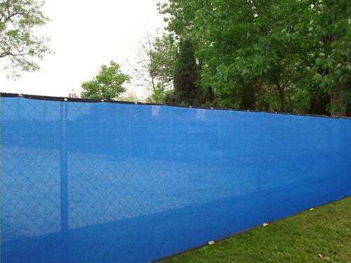 6ft X 50ft Royal Blue Privacy Fence Screen  Shade Cloth 85 Blockage