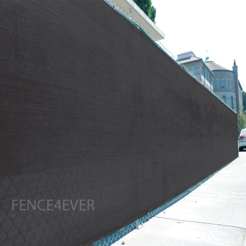 8x50 Black Fence Privacy Screen Windscreen Cover Shade Cloth Mesh Construction