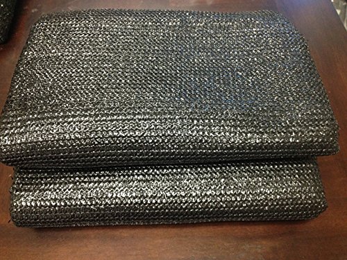 Shatex 8x12ft Outdoor Sunscreen Shade Cloth90 Uv Block Black