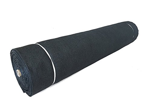 Shatex Roll Outdoor Sunscreen Shade Cloth90 Uv Block Black 8x15ft