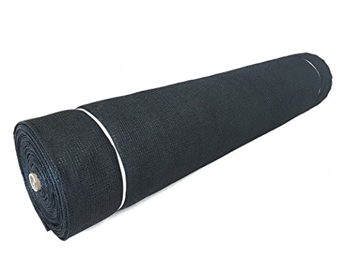 Shatex Roll Sunblock Shade Cloth Outdoor Sunscreen Privace Fence Cloth Black 6x50ft