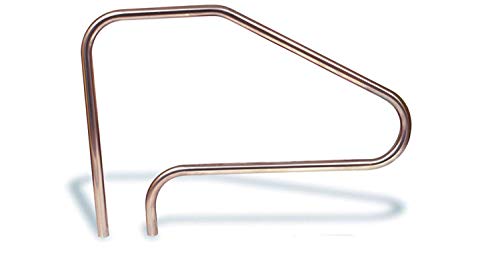 Aqua Select Premium Stainless Steel Pool Hand Rail for Inground Swimming Pools  Measures 50 x 36 x 8 Stainless Material  Easy to Assemble and Install