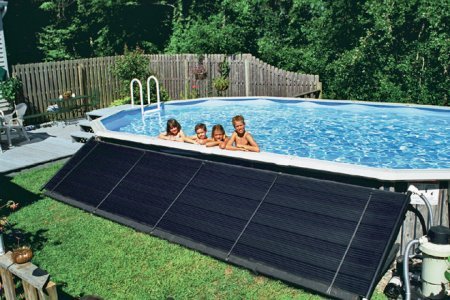 Sun2Solar Ground Mounted Heating Solar Panel System for Above Ground Inground Swimming Pools  Hardware Included  4-Foot-by-20-Foot
