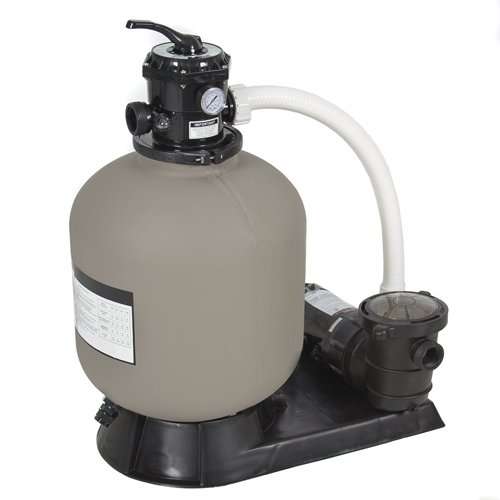 Best Choice Products Pro Above Ground Swimming Pool Pump System 4500gph 19&quot Sand Filter W 10hp