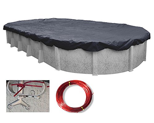 Deluxe Oval Above Ground Swimming Pool Winter Covers- 10 Year Warranty 18 X 3334 Ft