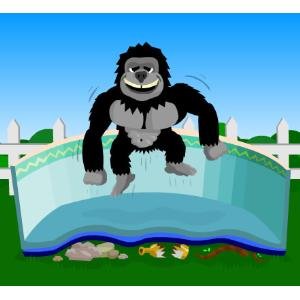 Gorilla Floor Padding for 18ft Round Above Ground Swimming Pools