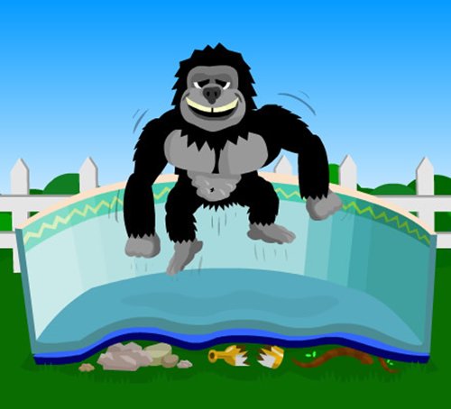 Gorilla Floor Padding for Above Ground Swimming Pools Size 21 Foot Round NL124