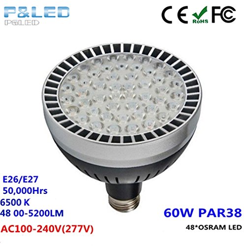 P&ampled Par38 60w Led Pool Light Bulb For In Ground Pool For Bay Swimming Pool Spa Garage 110v 800w Replacement
