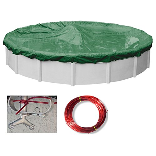 Supreme Round Above Ground Swimming Pool Winter Covers- 10 Year Limited Warranty 2728 Ft Round
