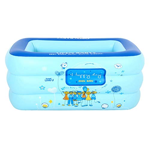 Djpcvb Inflatable Pool Swimming Pool Home Inflatable Pool Swimming Pool Thickened Family Swimming Pool Summer Water Fun with Inflatable Soft Floor Small Inflatable Pool