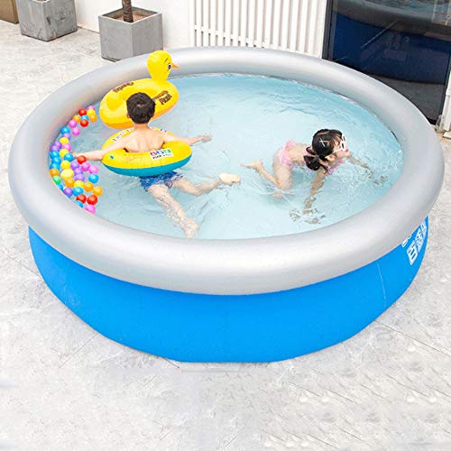 Mopoq Children Adult Charged Pump Baby Large Swimming Pool Family Play Pool Round Thick Clip Net Outdoor Adult Round Pool Installation Simple Pool Multi-Size Optional Size  30876cm