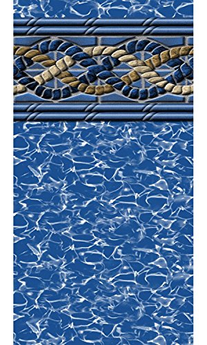 12x20x4 ft Rectangular Beaded Mystri Above Ground Swimming Pool Liner-25 Gauge