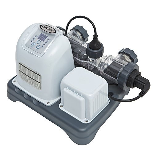 Intex 120v Krystal Clear Saltwater System Cg-28669 With Eco electrocatalytic Oxidation For Above Ground Pools