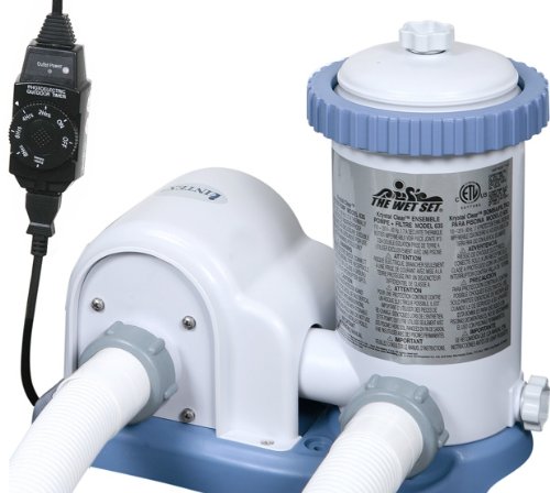 INTEX 1500 GPH Easy Set Swimming Pool Filter Pump with Timer  56635E