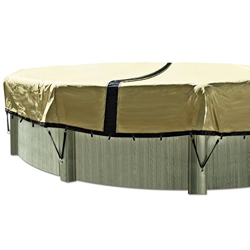 In The Swim 24 Foot Round Ultimate Above Ground Winter Pool Cover - 12 Year Warranty