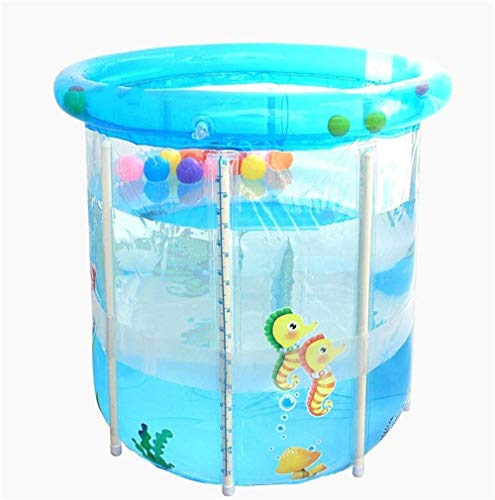 JXSHQS Bathtub Pool Childrens Inflatable Baby Pool Thickened Insulated Swimming Pool Folding Pool Pool Water Bath Indoor and Outdoor Water Park Inflatable Swimming Pool Size  Small