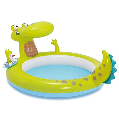 Rongcheng Huishang Crocodile Inflatable Water Play Center Kids Outdoor Outside Water Pool Swimming Toys for Ages 2 Small