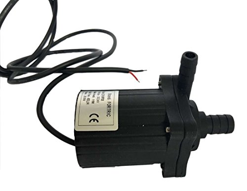 FORTRIC DC 24V 120 GPH Submersible Fountain Pump Brushless Magnetic Drive Pond Pump Water Circulation Tank Water Pump with H-Max 36ft