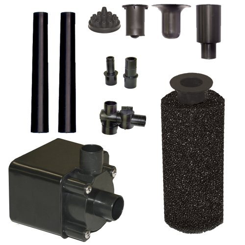 Beckett Corporation Pond Pump Kit With Prefilter And Nozzles 600 Gph