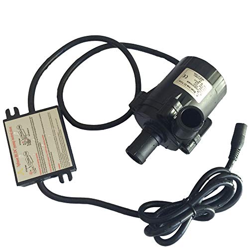 Shysky Tech High Pressure Pumps 1750LPH 13M High Lift 5-24V DC Submersible Small Water Pump Brushless DC Motor Driven for Hot Water
