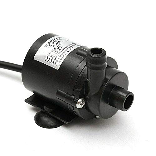 ZAA New 280LH 12V DC Brushless Small Water Pump Submersible Motor Pump- for Garden Fish Pond