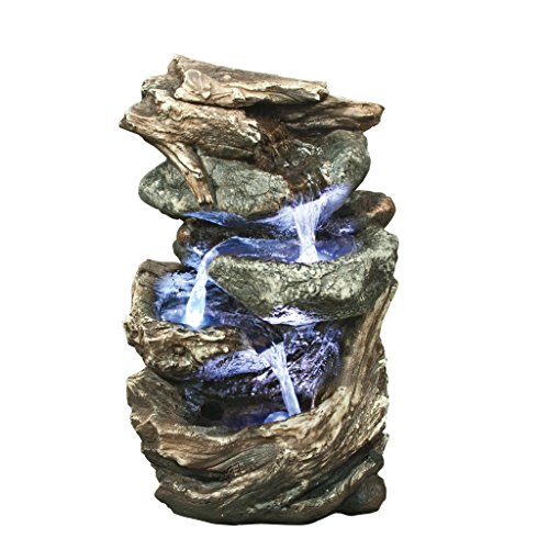 Design Toscano Glacier Peak Cascading Garden Fountain