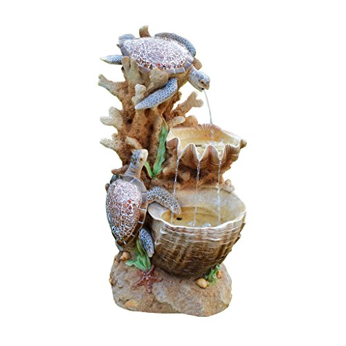 Design Toscano Turtle Cove Cascading Sculptural Fountain