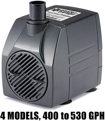 Ponicspump Pp40006: 400 Gph Submersible Pump With 6' Cord - 25w… For Hydroponics, Aquaponics, Fountains, Ponds