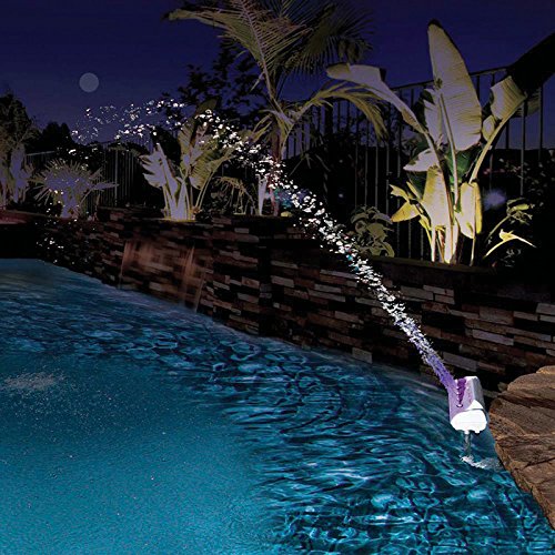 12&quot Led Lighted Color Cascade Waterfall Fountain For Swimming Pool Or Spa
