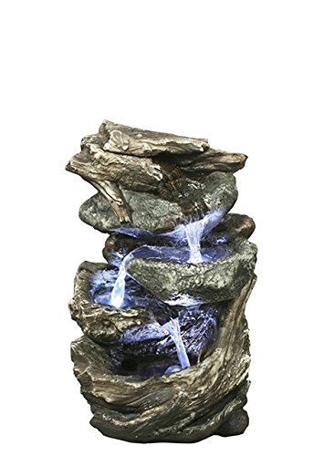 Fountain - LogStone Waterfall with LED