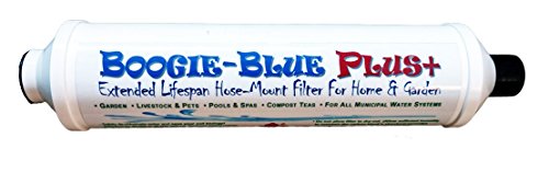 BOOGIE BLUE Plus De-Chlorinating De-Chloramine Garden Hose Water Filter