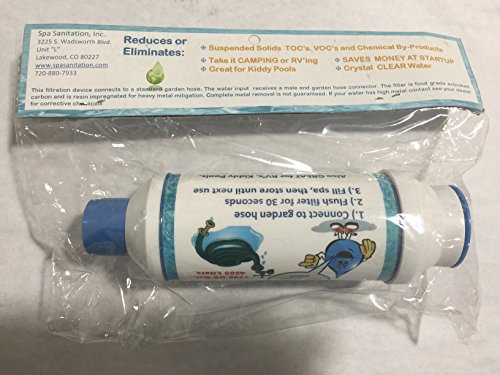 Hot Tub  Spa  Rv Inline Garden Hose Active Carbon Pre - Filter Removes Metals Water Garden Fish Tank Advanced