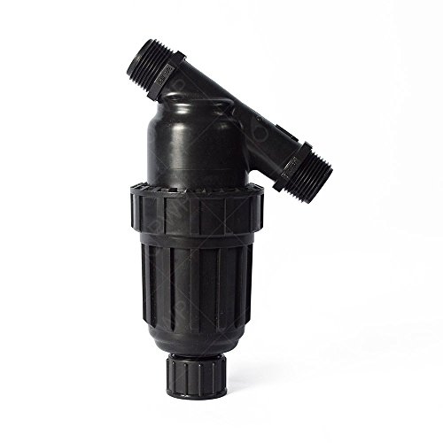 Inline Y Screen Water Filter 155 Mesh 34 NPT Hydroponic Irrigation Gardening Pump
