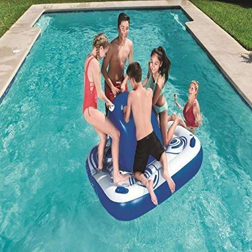 Sienna Elegent 2019 New Water Floating Island Inflatable Toy Adult Floating Row Inflatable Bed Water Floating Ball Toy Swimming Pool Toy - 165 165m Cute