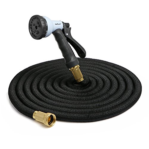 heavy-duty Metal Connectors Koopower 50ft Expandable Garden Flexible Hose Pipe With Water Spray Gun - Non Kink