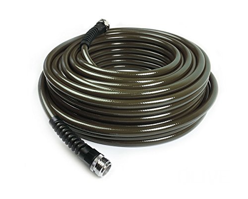 Water Right 400 Series Polyurethane Slimamp Light Drinking Water Safe Garden Hose 50-foot X 716-inch Brass Fittings