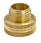 34&quot Female Hose Swivel X 12&quot Male Pipe Brass Adapter