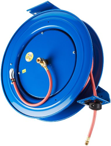 Coxreels EZ-SH-375 Heavy-Duty Safety AirWater Hose Reel with Hose 38 Hose ID 75 Length