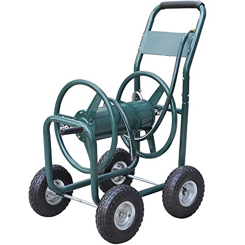 World Pride New Garden 300 Heavy Duty Water Hose Reel Cart Yard Water Planting