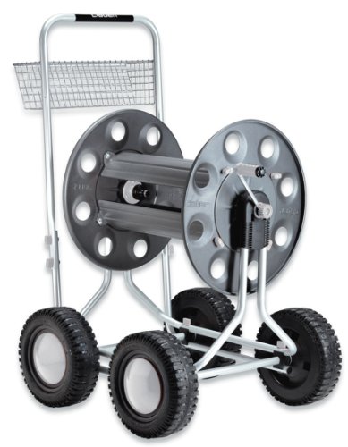 Claber 8900 Jumbo 4 Wheel Garden Hose Reel with 350-Foot 58-Inch Capacity