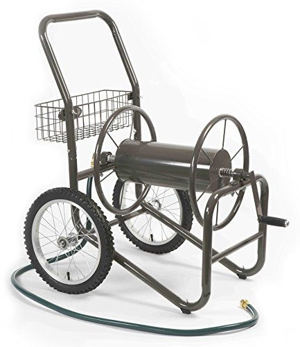 Liberty Garden Products 880-2 Industrial 2 Wheel Solid Garden Hose Reel Cart - Bronze