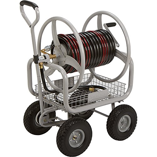 Strongway Garden Hose Reel Cart - Holds 400ftL x 58in Dia Hose