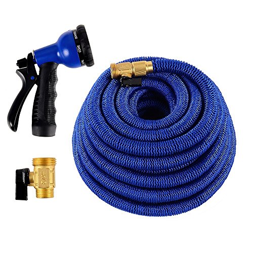 Triumph Stream Expandable Hose  1-Year OEM Warranty  Flexible Garden Hose 100 ft  Water Hose Nozzle  Safe Drinking Flexible Hose As Seen On TV  Expandable Garden Hose w Water Hose Sprayer