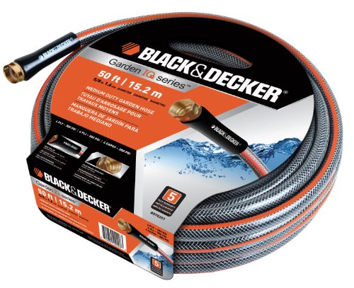 Black Decker BD70201 Medium Duty Garden Hose 58-Inch 50-Feet