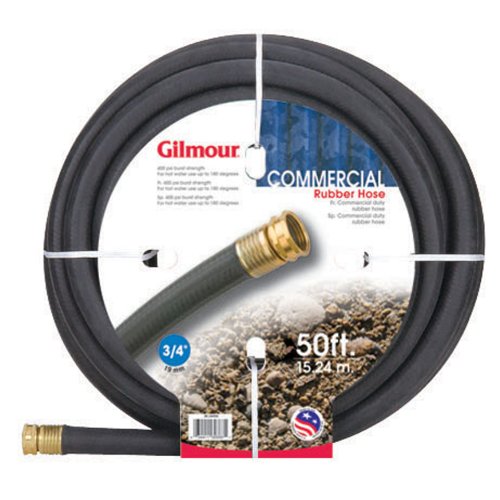Gilmour 38 Series Reinforced Rubber Commercial Hose 34 Inch X 50 Feet38-34050 Black