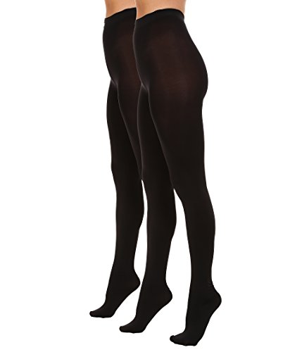 HUE Blackout Tights 2-Pack BlackBlack Hose